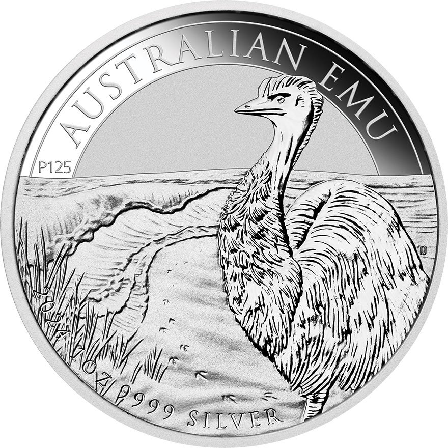 View 1: Silber Emu 1 oz - 2024