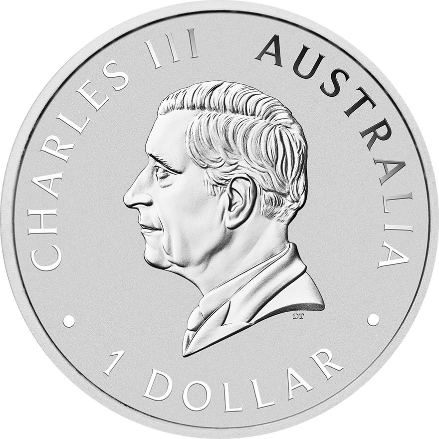 Back of the silber Emu 1 oz - 2025