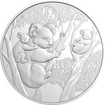 Front of Silver Koala 1 oz - RAM 2026