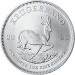 Front of the Silver Krugerrand 1 oz - 2026