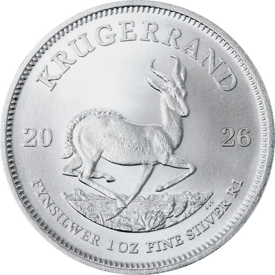Front of the Silver Krugerrand 1 oz - 2026