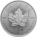 Front of Silver Maple Leaf 1 oz - 2026