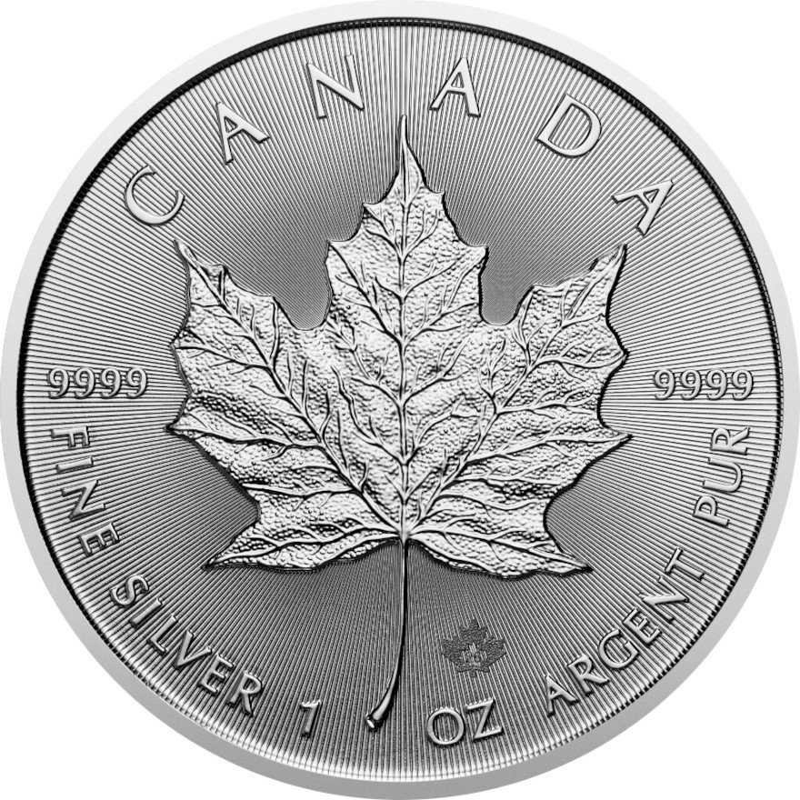 Front of Silver Maple Leaf 1 oz - 2026