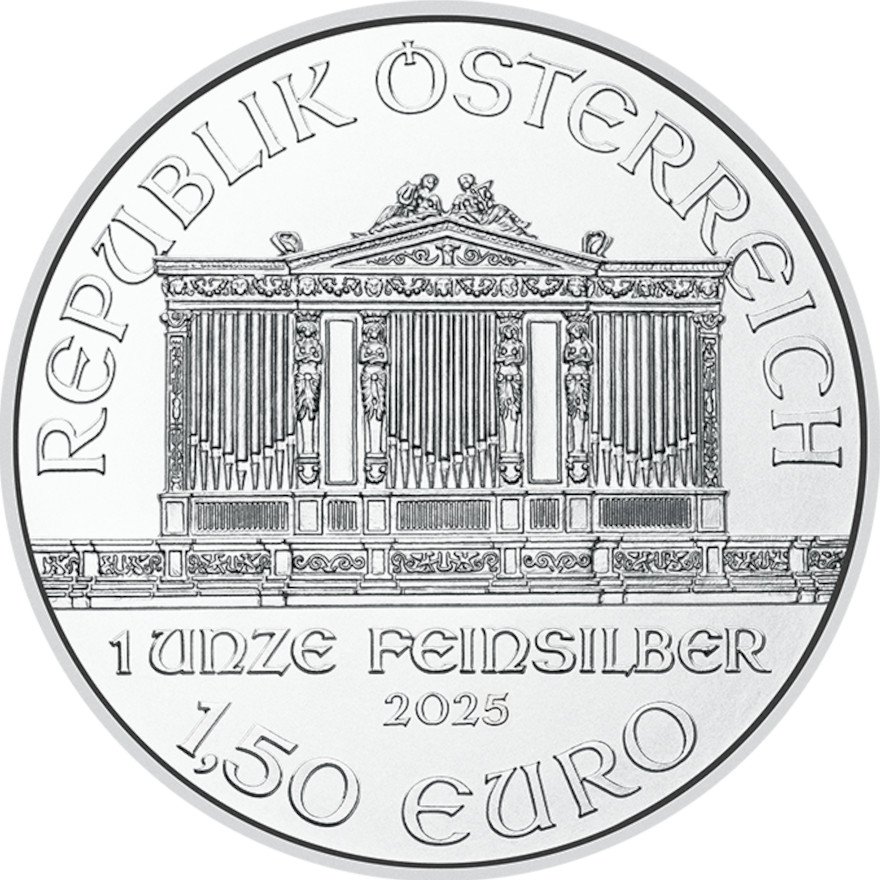 View 2: Silber Philharmoniker 1 oz - 2025