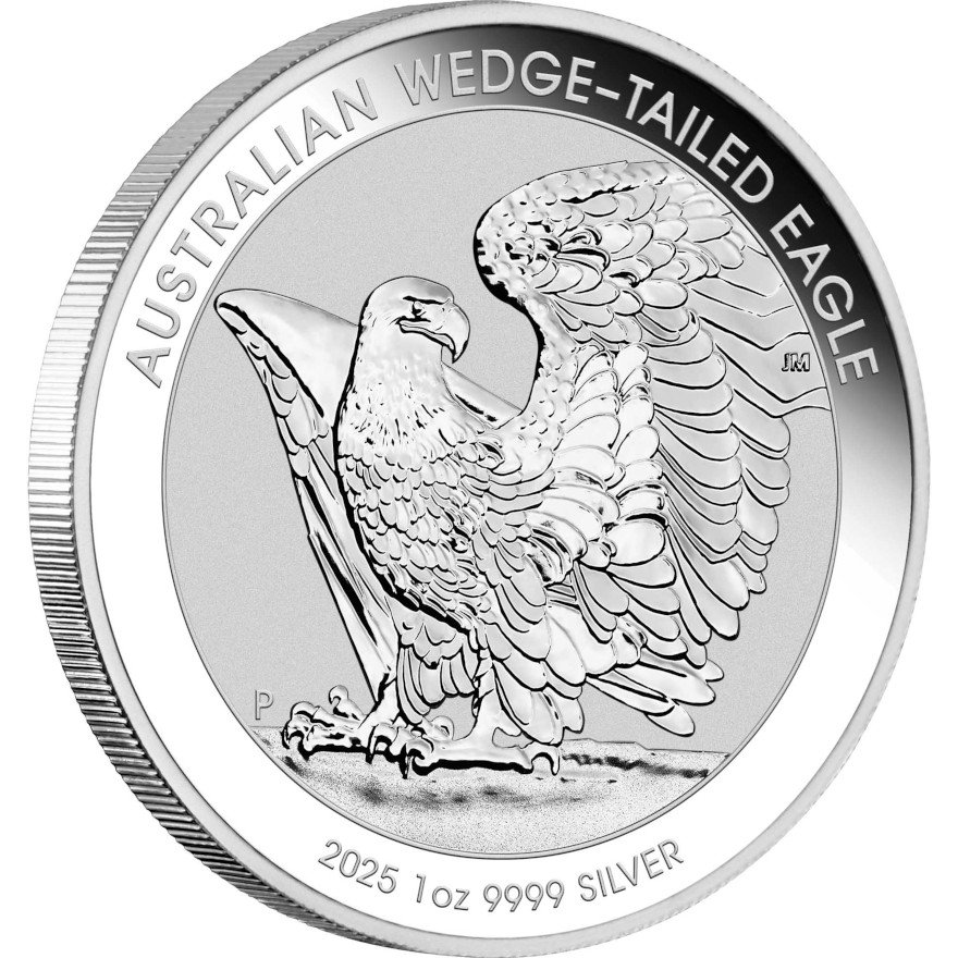 View 2: Silber Wedge Tailed Eagle 1 oz - 2025