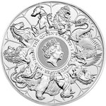 Silber The Queen's Beasts 1000 g - Completer Coin 2021