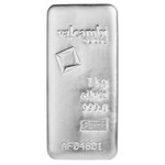 Front of the Silver bar 1000 g