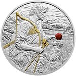 Front of the Silver swiss myth and legends - Wilhelm Tell 2 oz - High Relief 2025