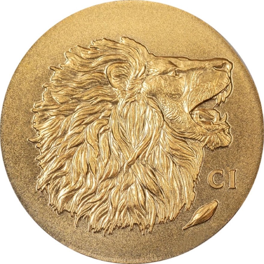 Front of the Gold Lion 0,5 g - 2025