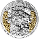 Silber Swiss Wildlife - Wolf 3 oz PP - Ultra High Relief 2025