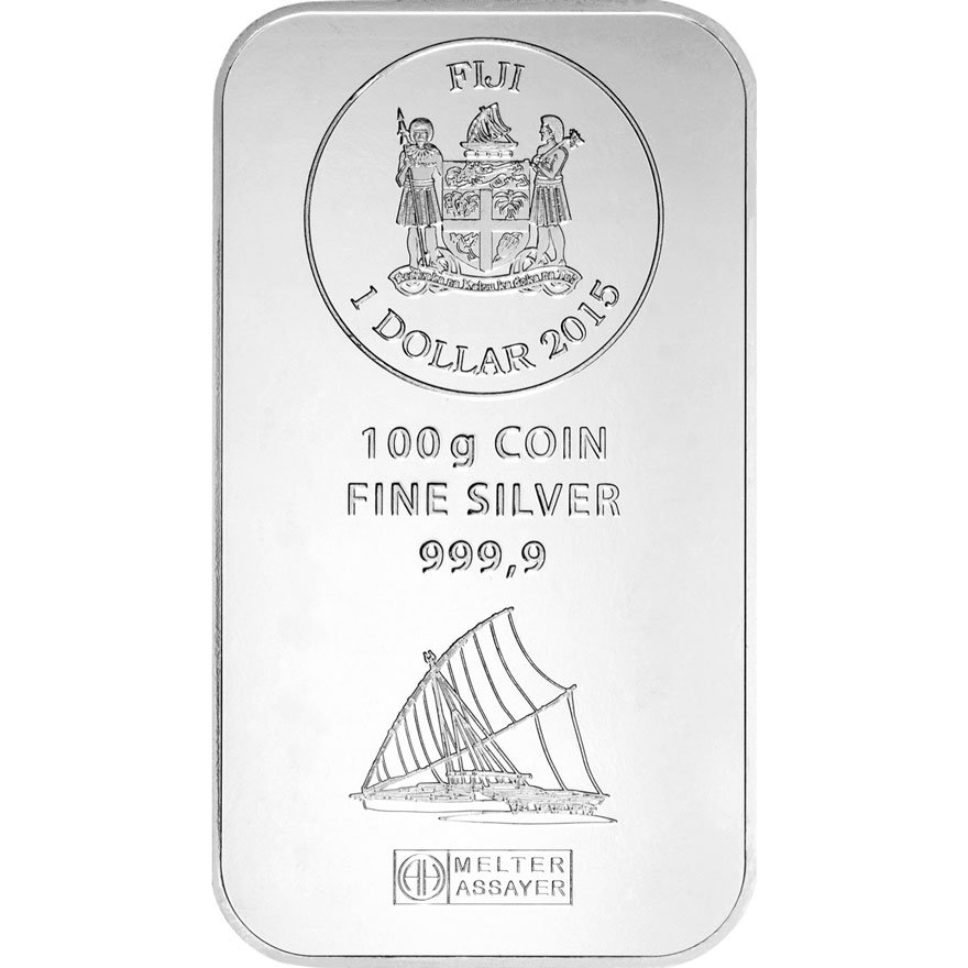View 1: Silber Münzbarren 100 g - diverse Jahrgänge