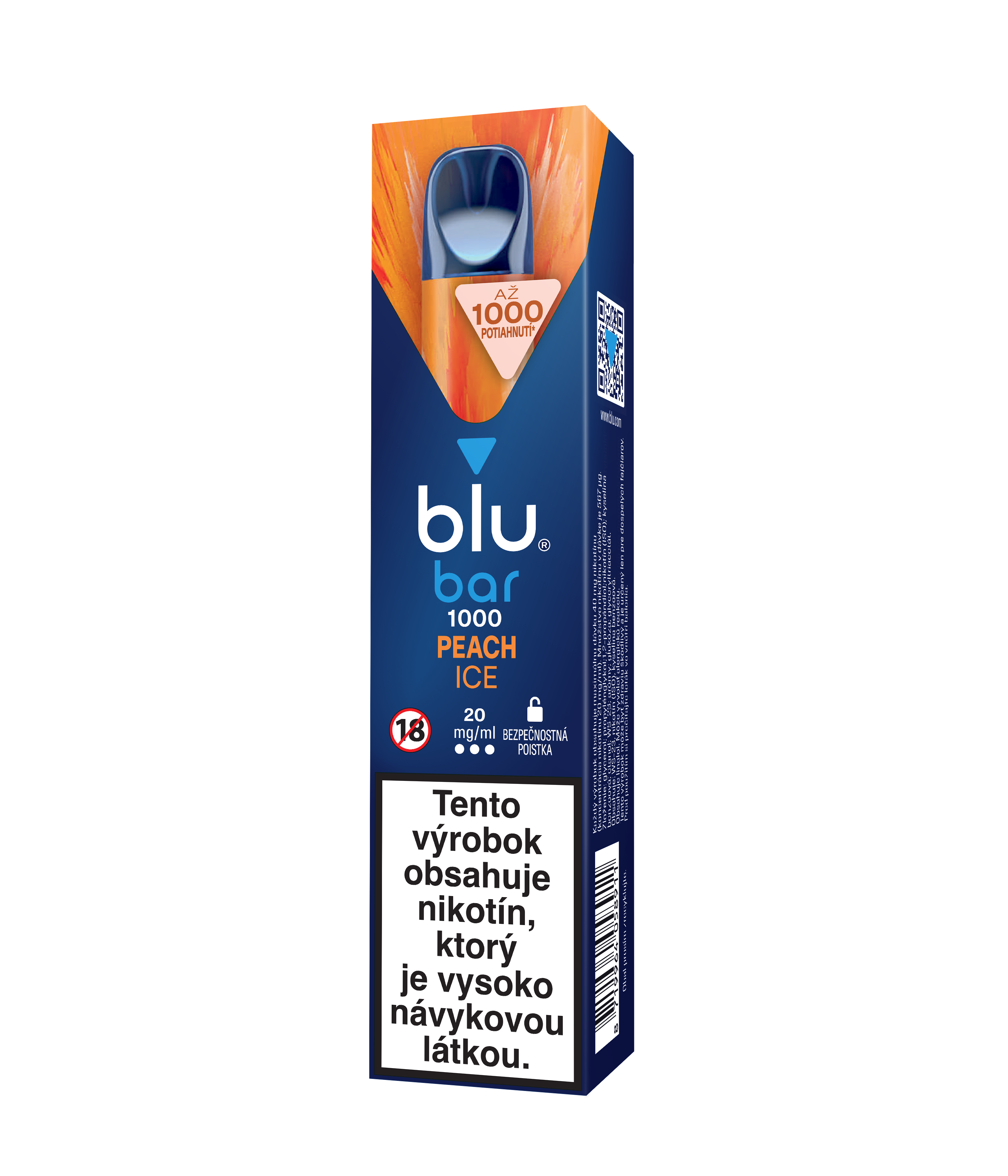 blu bar 1000 mint disposable vape 20mg ml BLU BAR 1000 MINT DISPOSABLE VAPE (10 PACK) main image 1