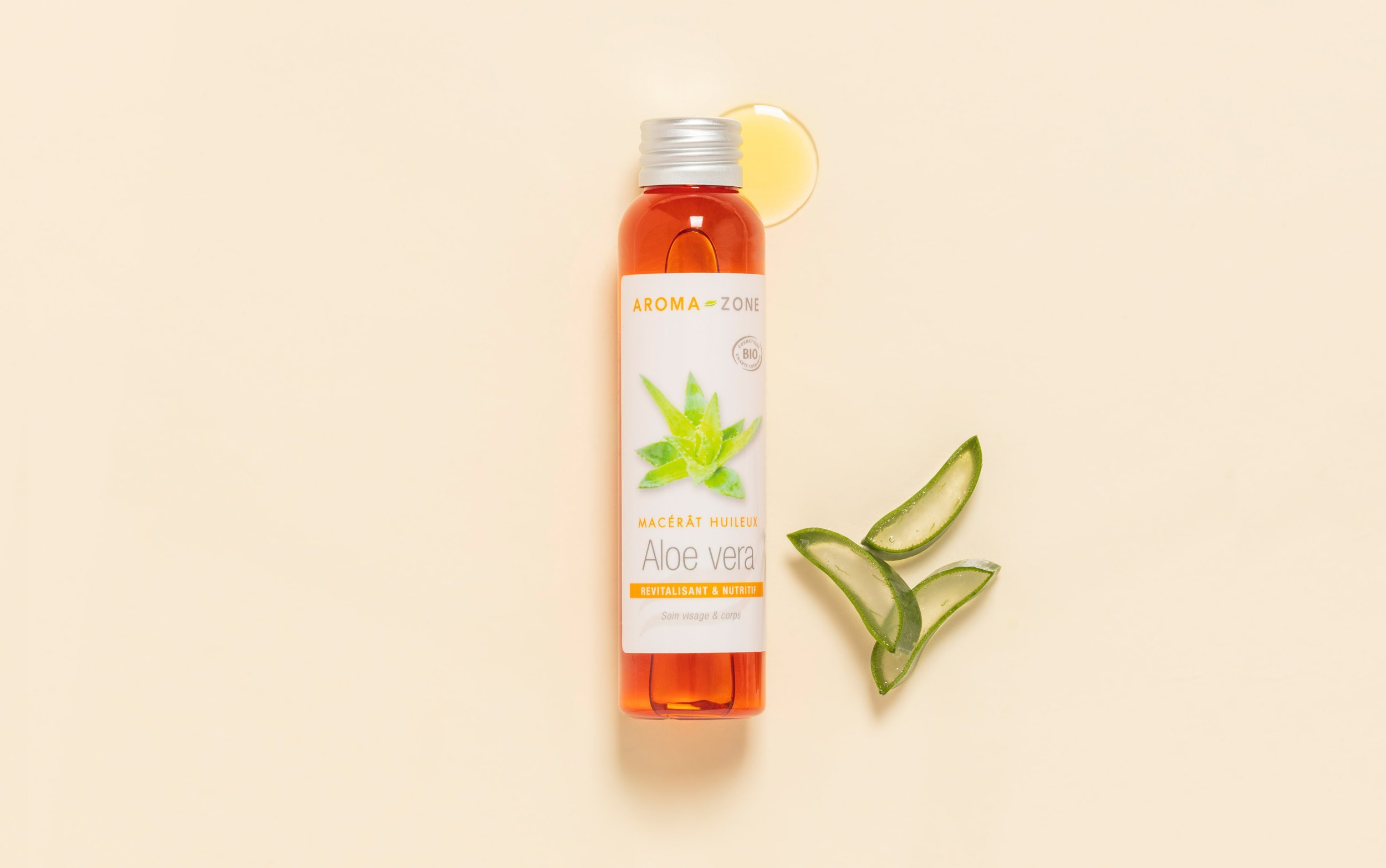 Huile d'Aloe Vera BIO (macrt huileux) - Aroma-Zone