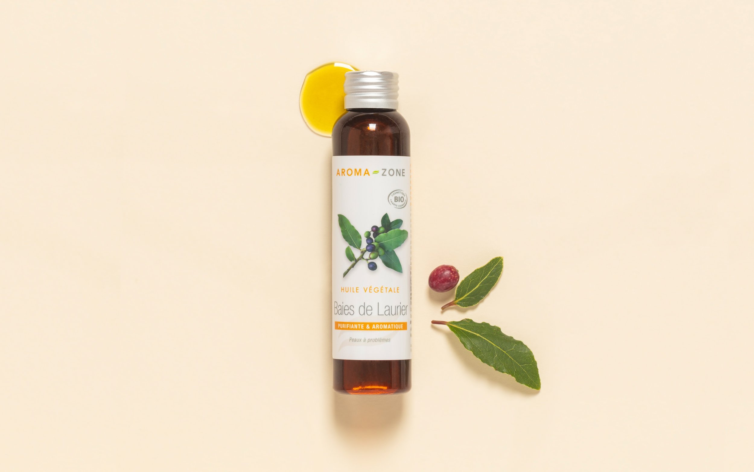 Savon D'Alep à La Bergamote - 100g, Huile D'olive Et 8% Huile De Baies De Laurier, 100% Naturel