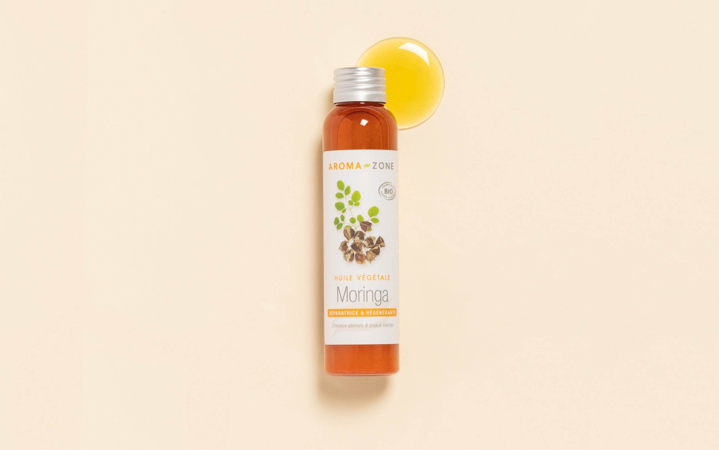 Huile De Moringa Pour Cheveux - 250ml - Biologique, Nourrissante Et Revitalisante