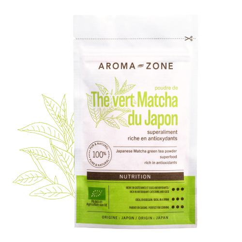 Matcha : poudre de thé vert du Japon BIO - Aroma-Zone