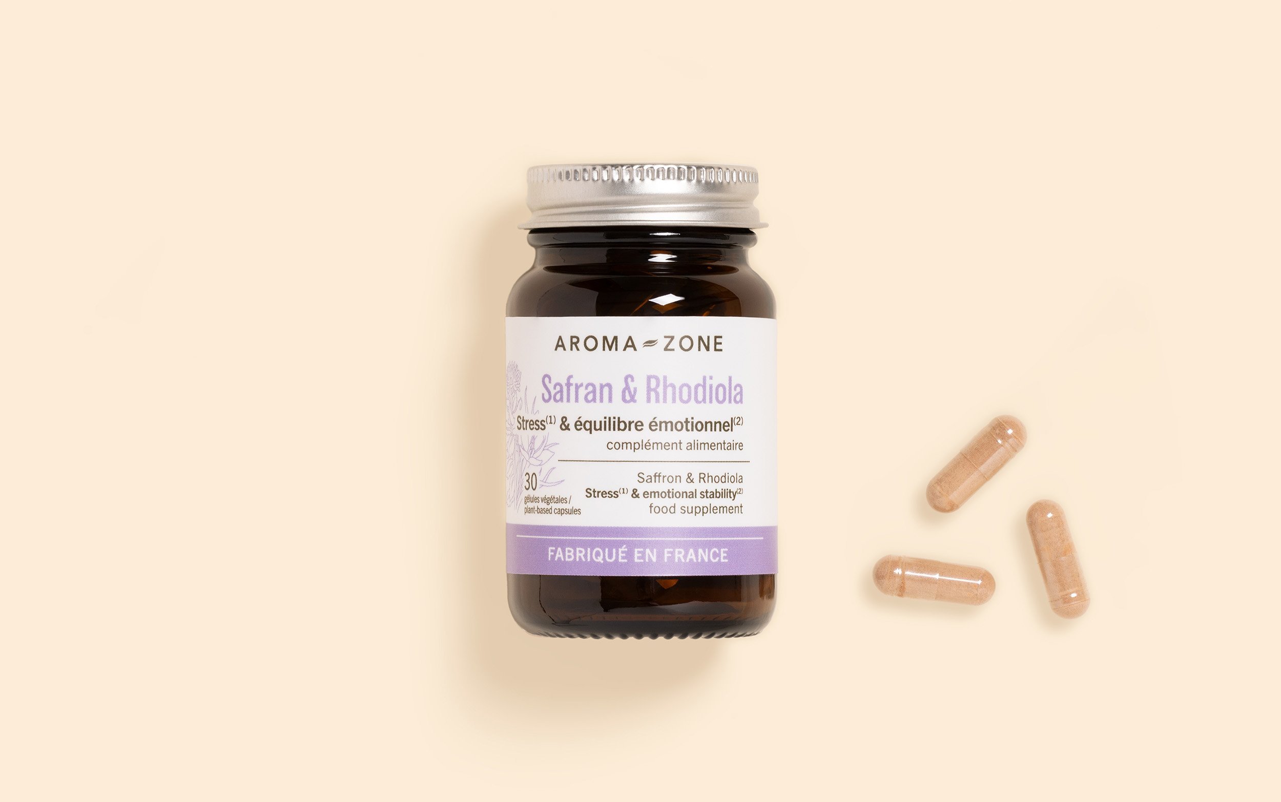 Safran & Rhodiola - 30 gélules - Complément alimentaire