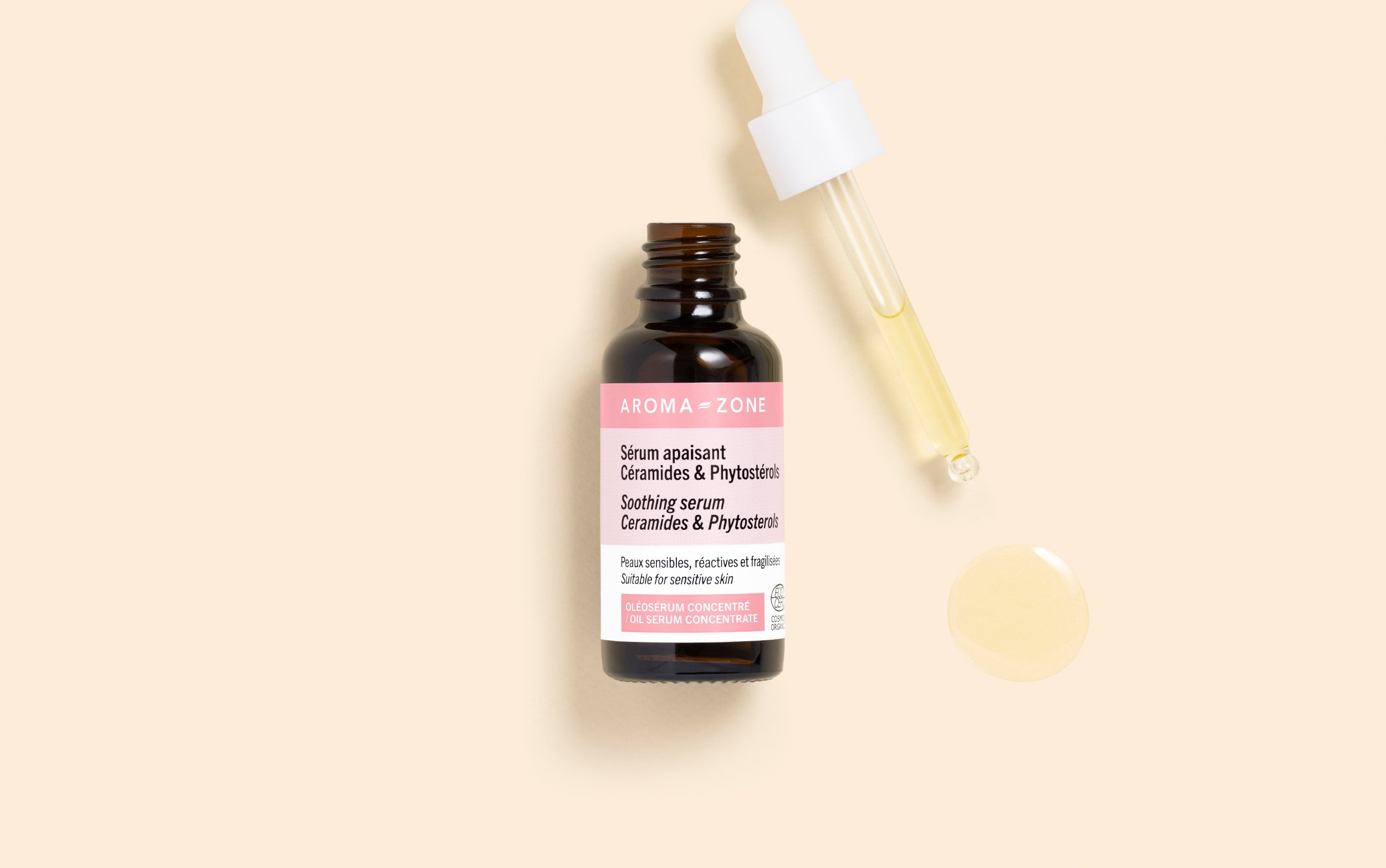 Srum concentr Apaisant Cramides & Phytostrols - Aroma-Zone