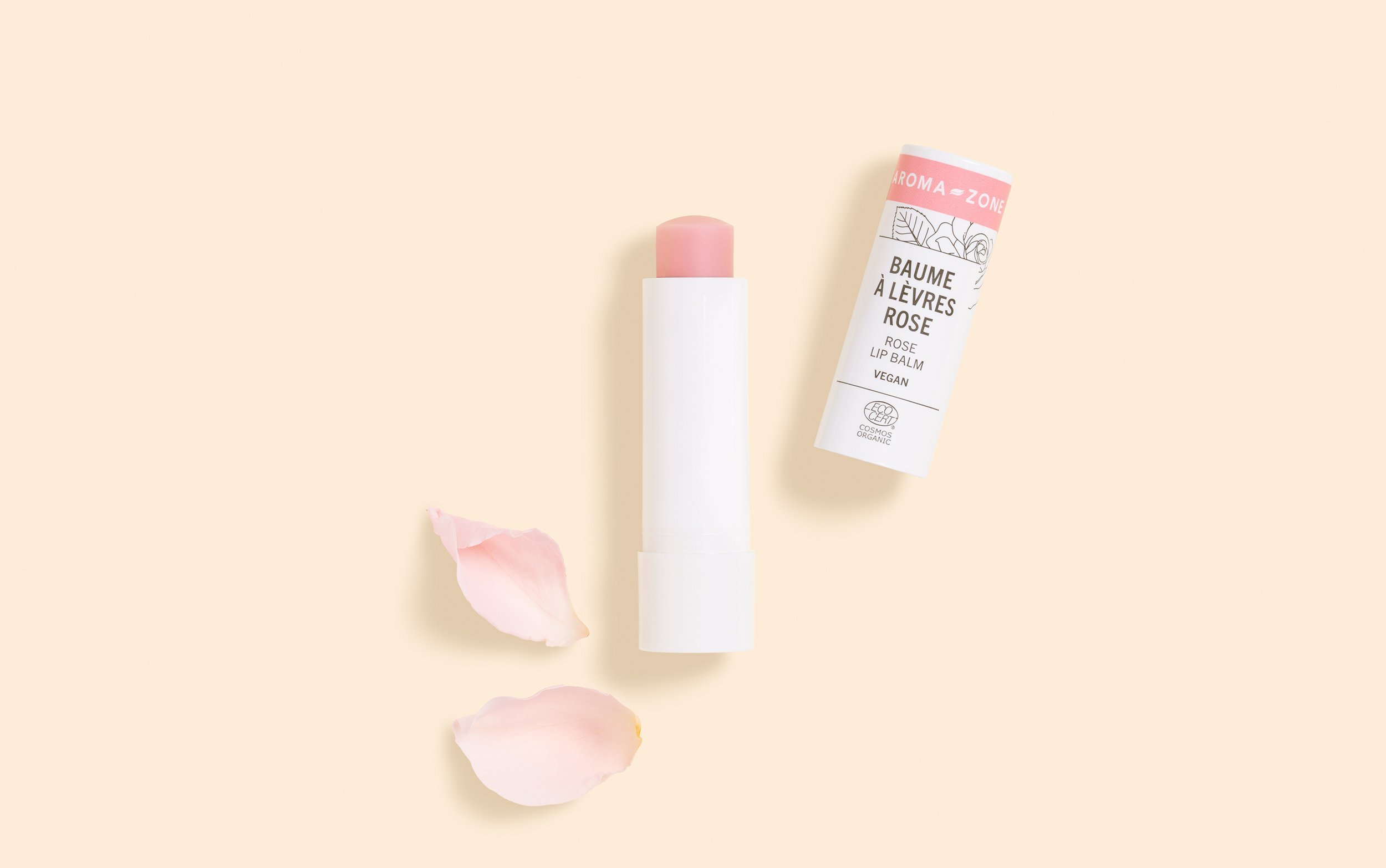 Baume à Lèvres Réparateur Rose - Effet En 7 Jours, Senteurs Fruitées, Format Voyage