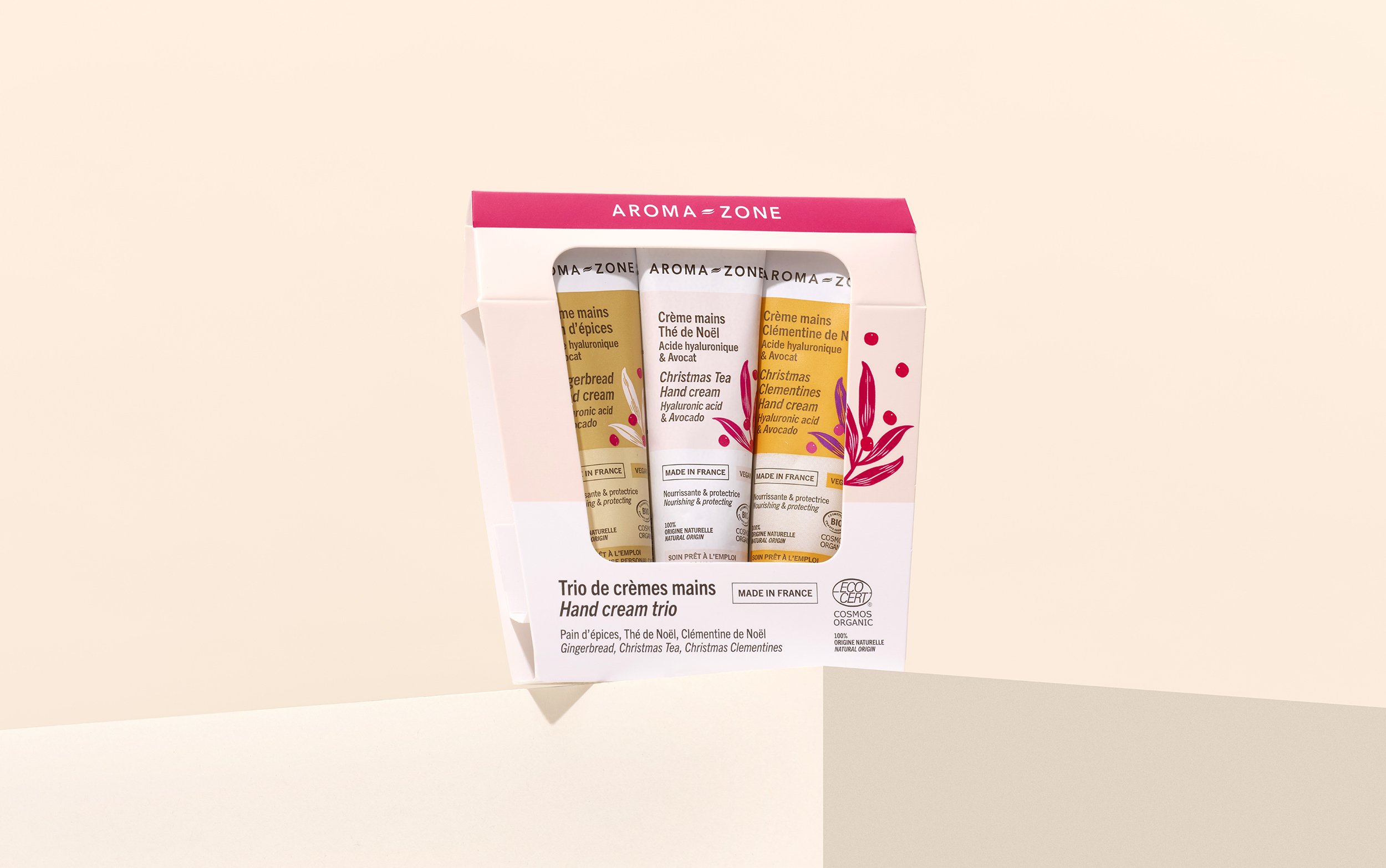 Trio de Crèmes mains de Noël