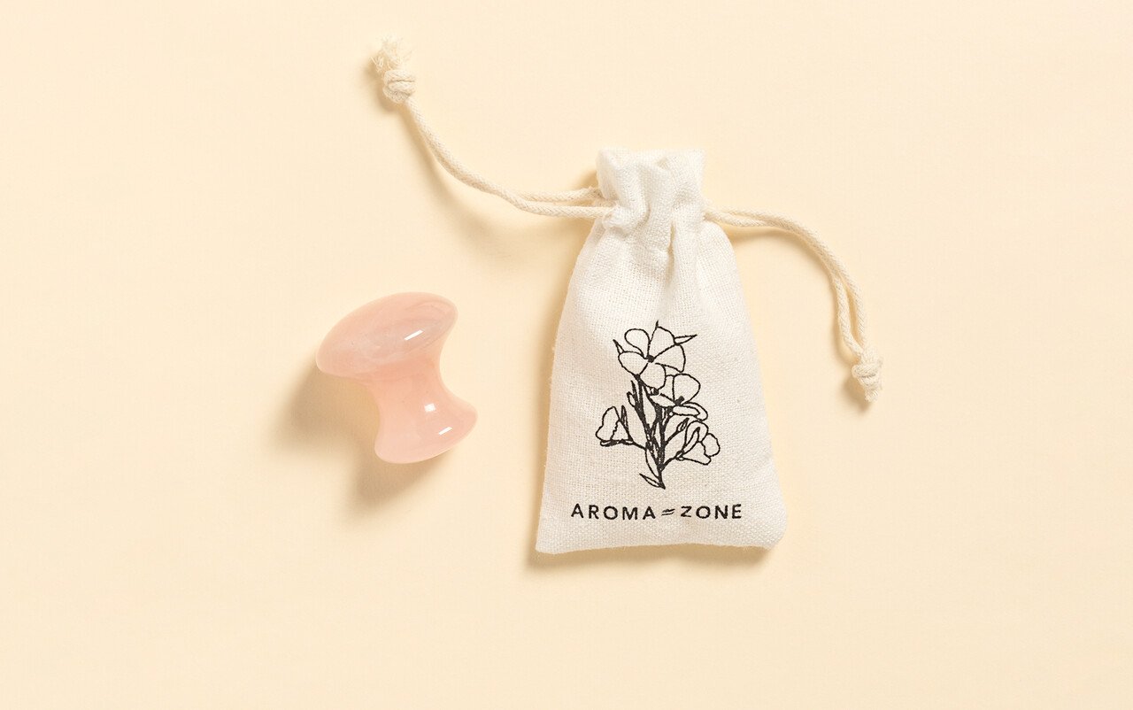 Champignon de massage en quartz rose
