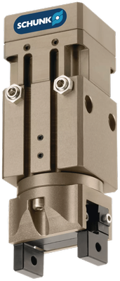 Rotary gripping module with parallel gripper