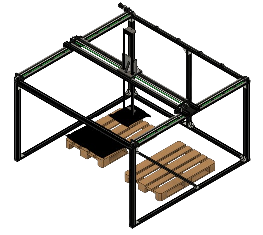 Room gantry robot | up to 25Kg Payload