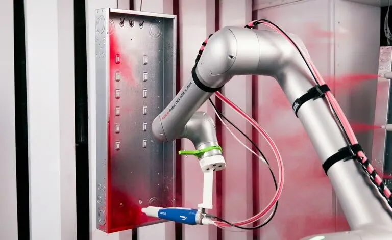Hirebotics Cobot Painter powered by Beacon
