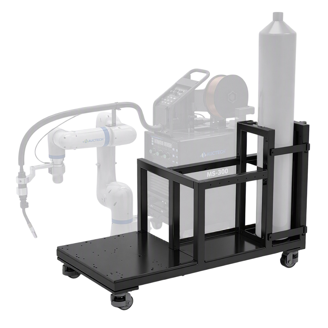 Mobile metal trolley for the welding machine