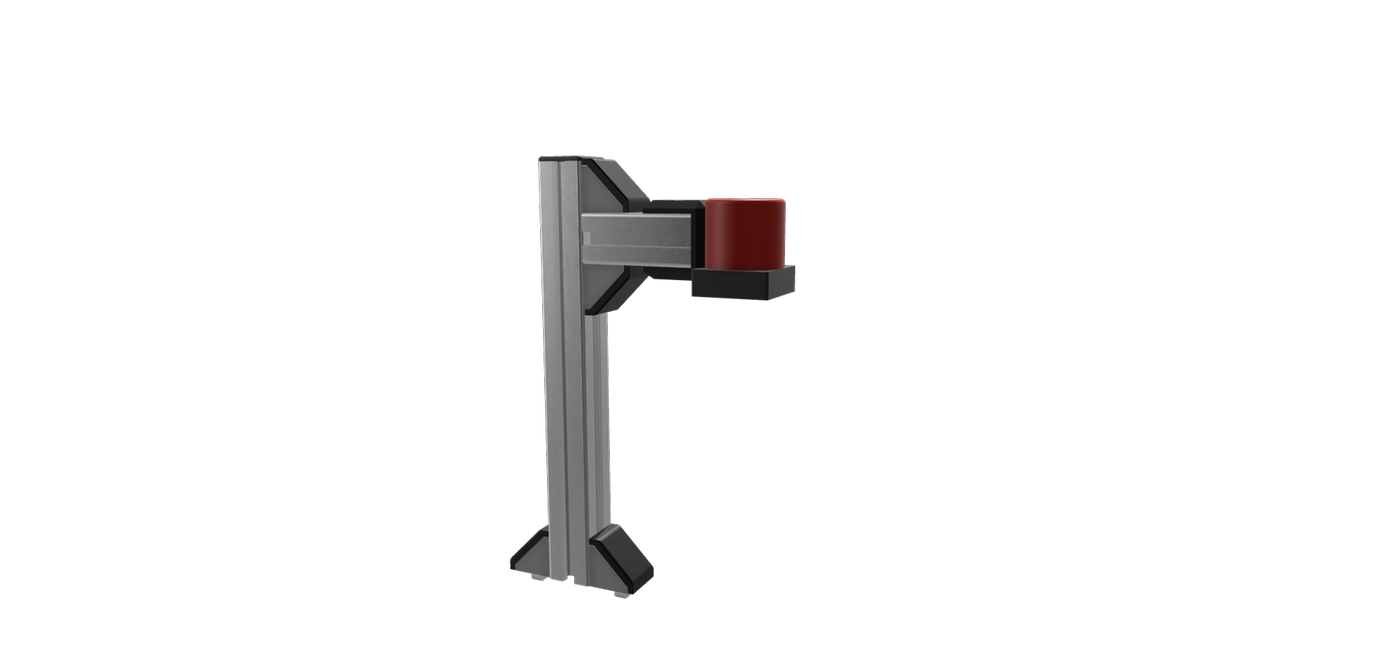 Camera rack on aluminum profiles