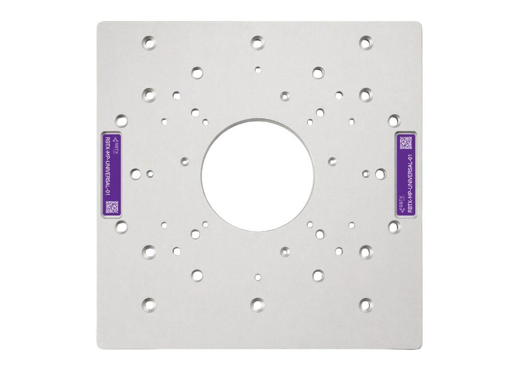 Adapter plate for standard RBTX cobots up to 10 kg
