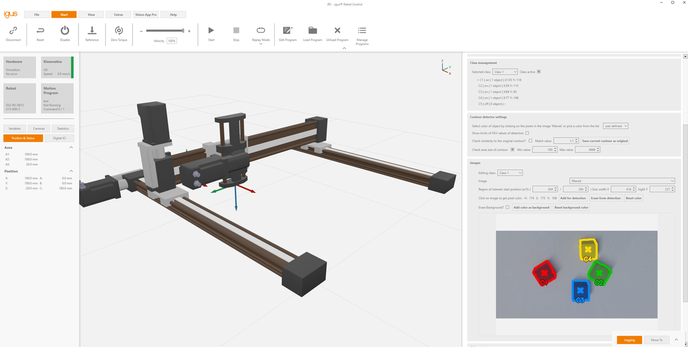 Vision App Pro | for igus Robot Control (iRC)