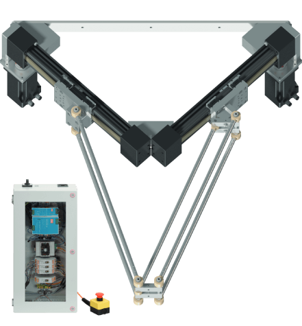 2-Achs Delta-Roboter | 2 DOF | 400 mm | 5kg