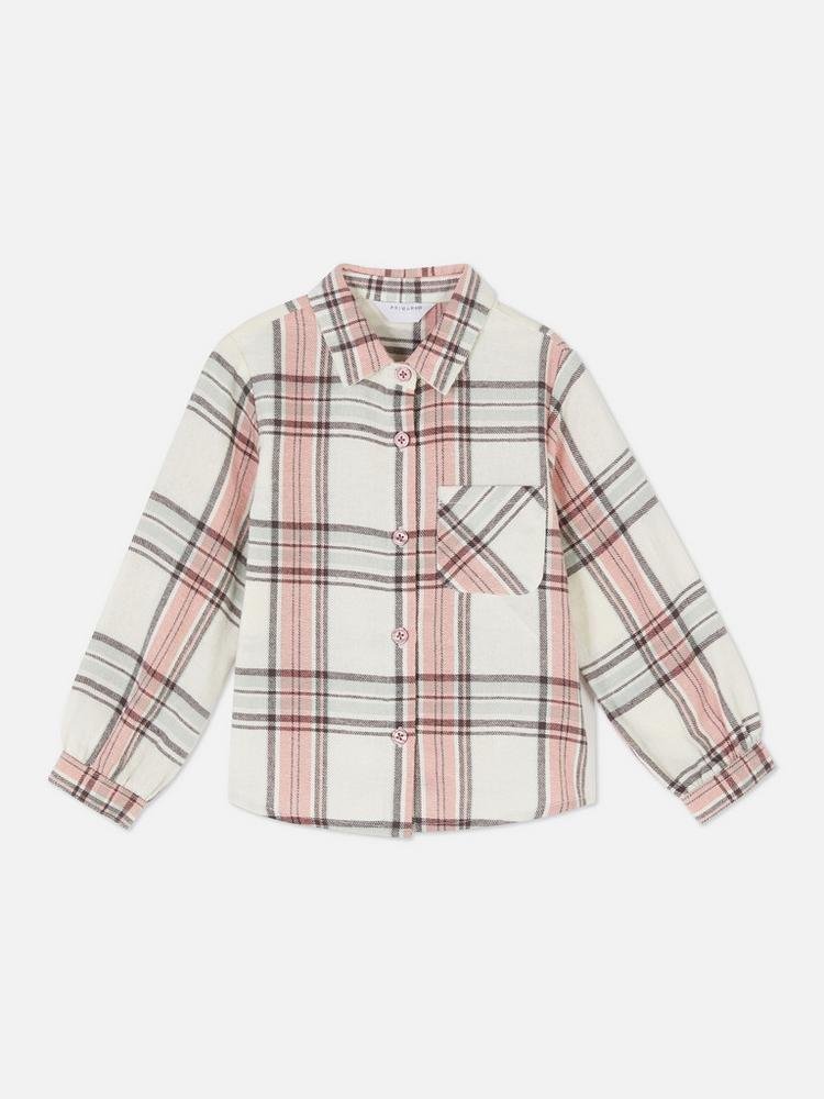 Checked Cotton Long-Sleeve Shirt