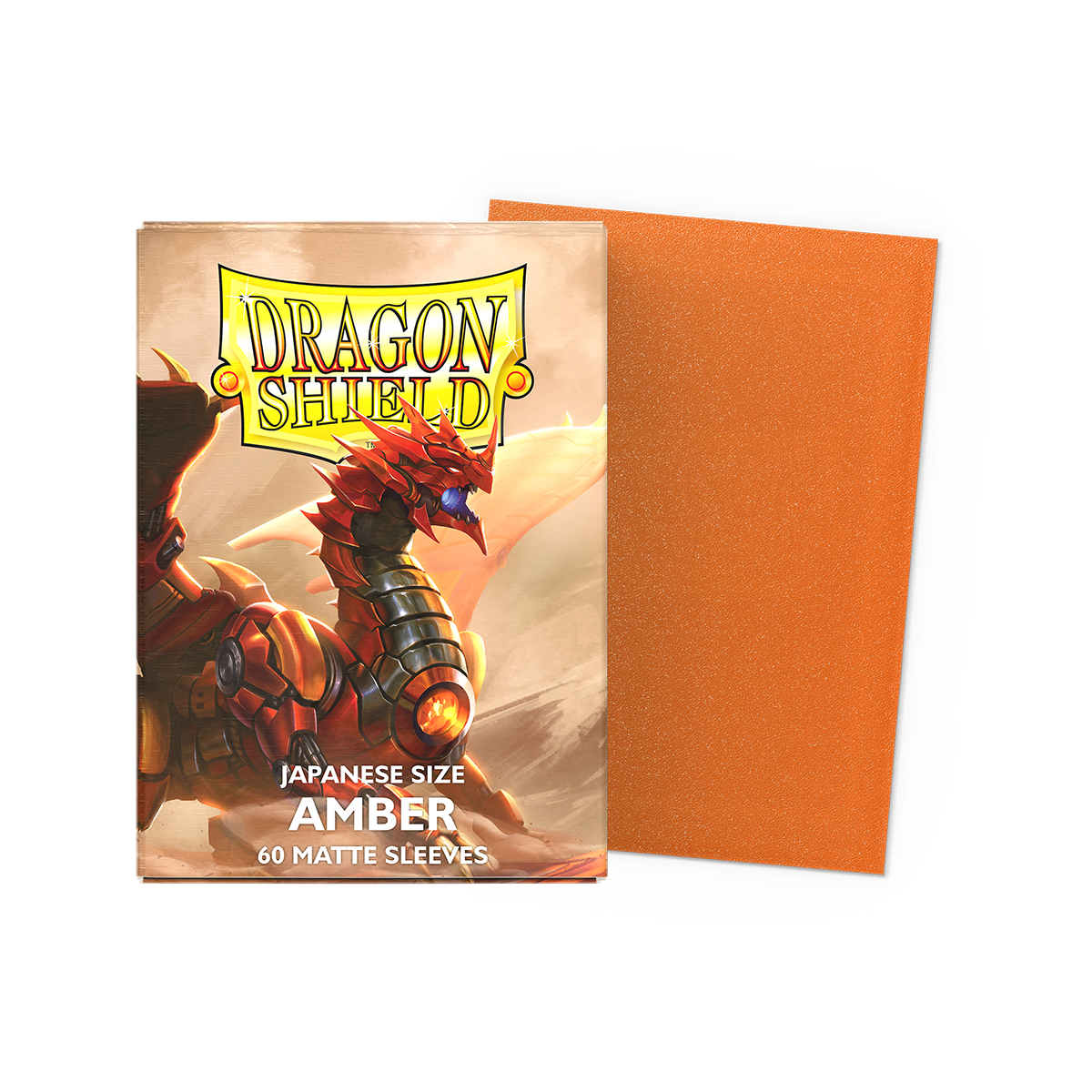 Dragon Shield Standard Size Sleeves – Matte Yellow 100CT