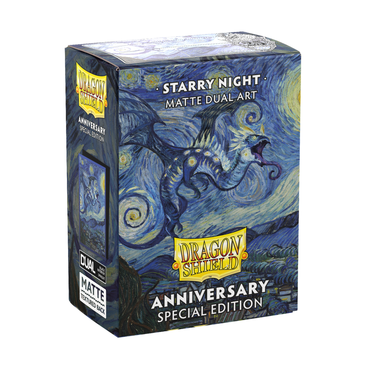 Van Gogh Starry Night 100 Dragon Shield Card Sleeves & Ultra Pro Alcove Deck buy Box