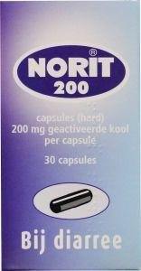 Norit 200mg 30ca - Medicijnen.nl