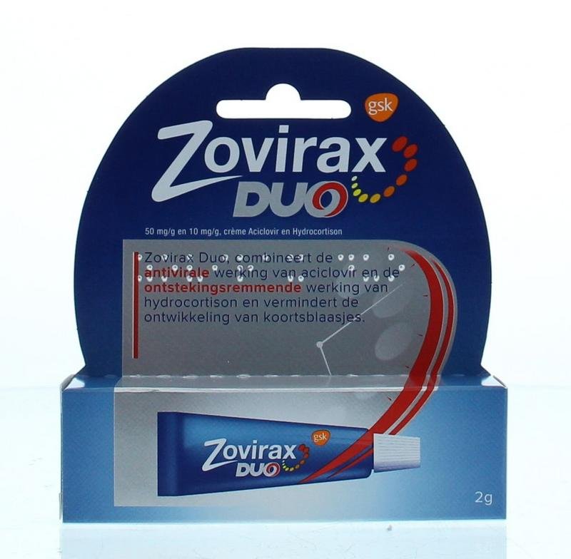 Zovirax duo Creme, 2 g Creme