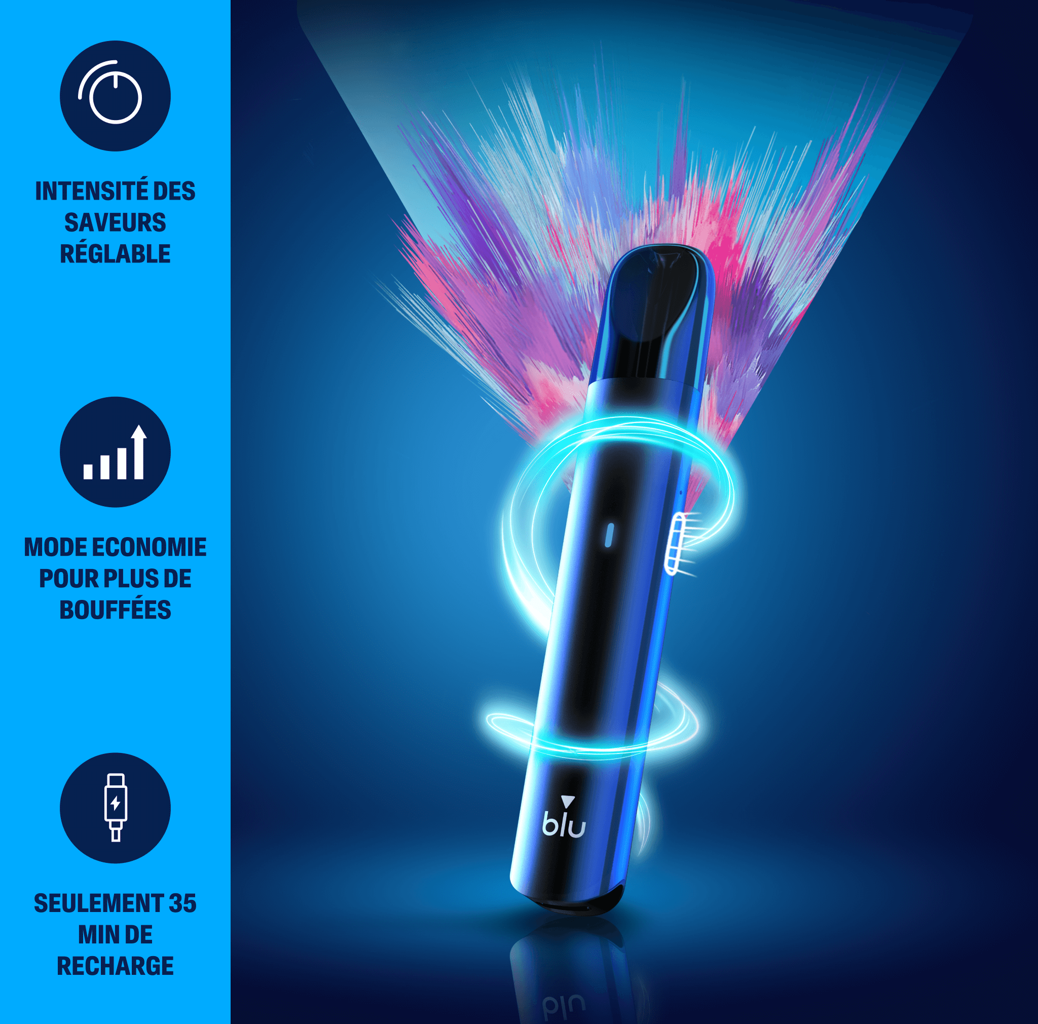 Nouvelle E-cigarette Blu 2.0, image size:2048x2021