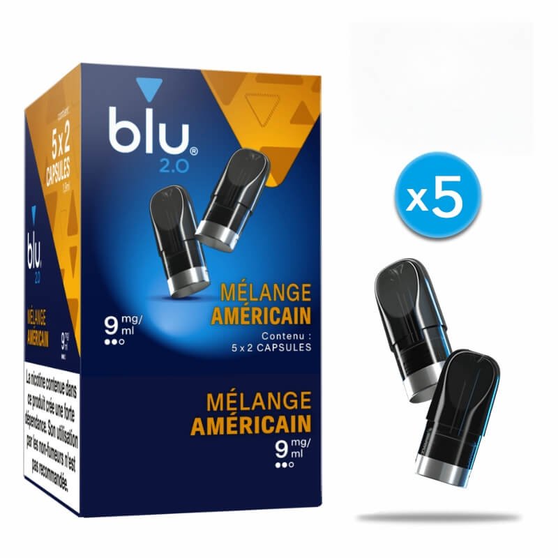 Capsules e-liquide Blu 2.0 - Pack de 10 pods