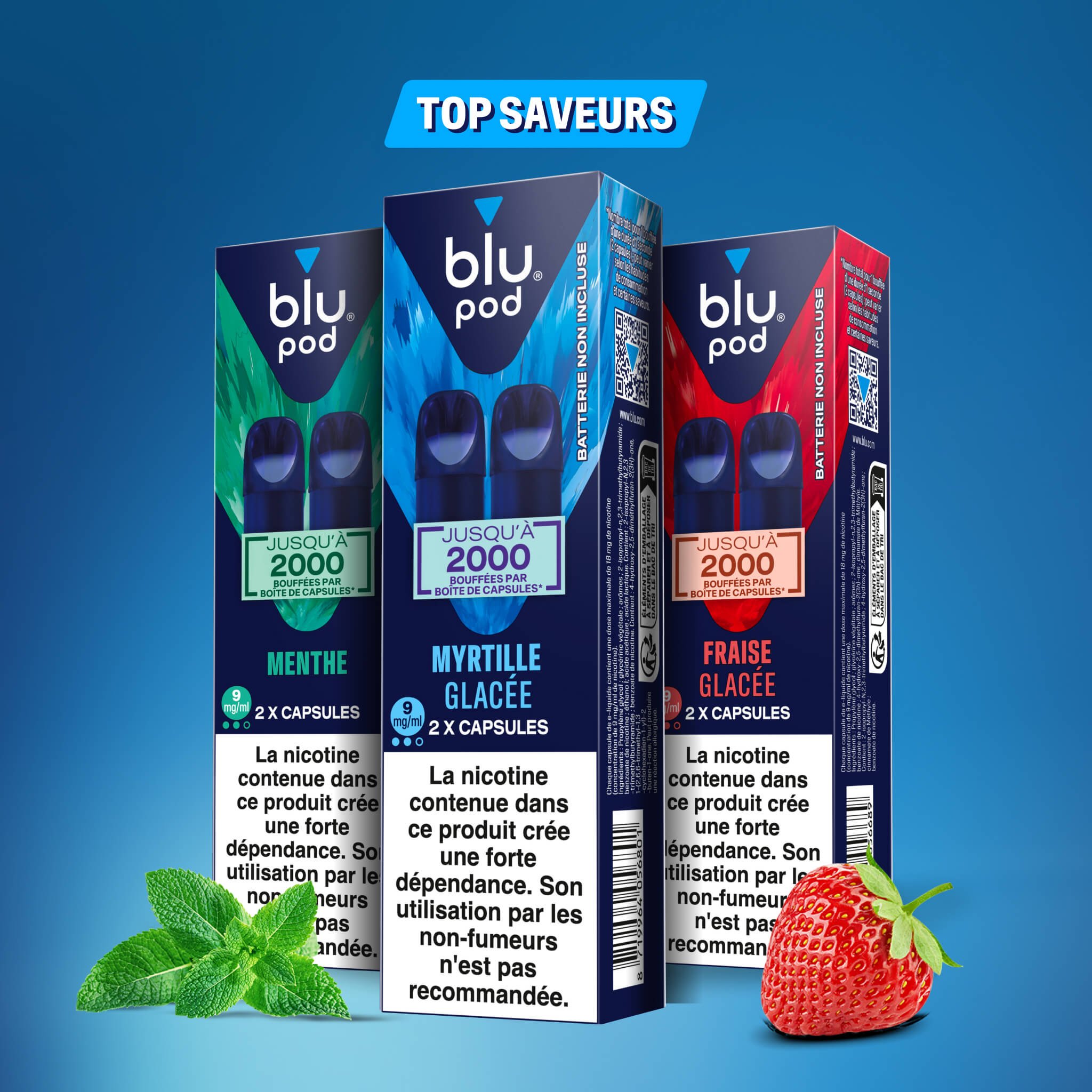 elfbar nachfüll pod läuft aus Blu Bar – Kit rechargeable & pods préremplis | Vape simple et savoureuse main image 0