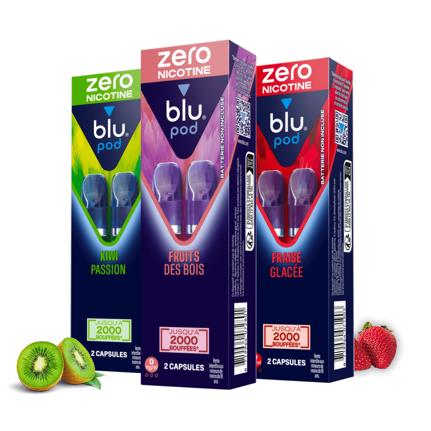 Capsules e-liquide Blu Pod