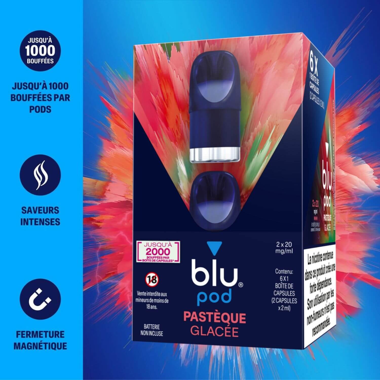 elfbar nachfüll pod läuft aus Dragon Fruit - Puff 15000 Tornado main image 1