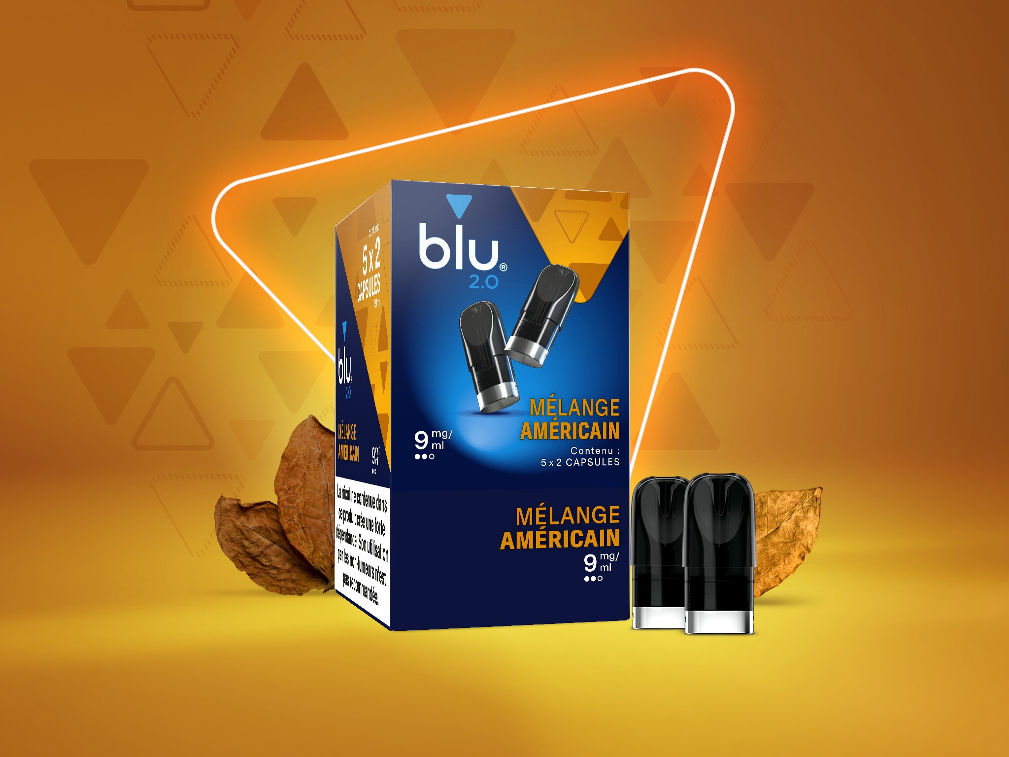 5 packs de 2 pods Blu 2.0