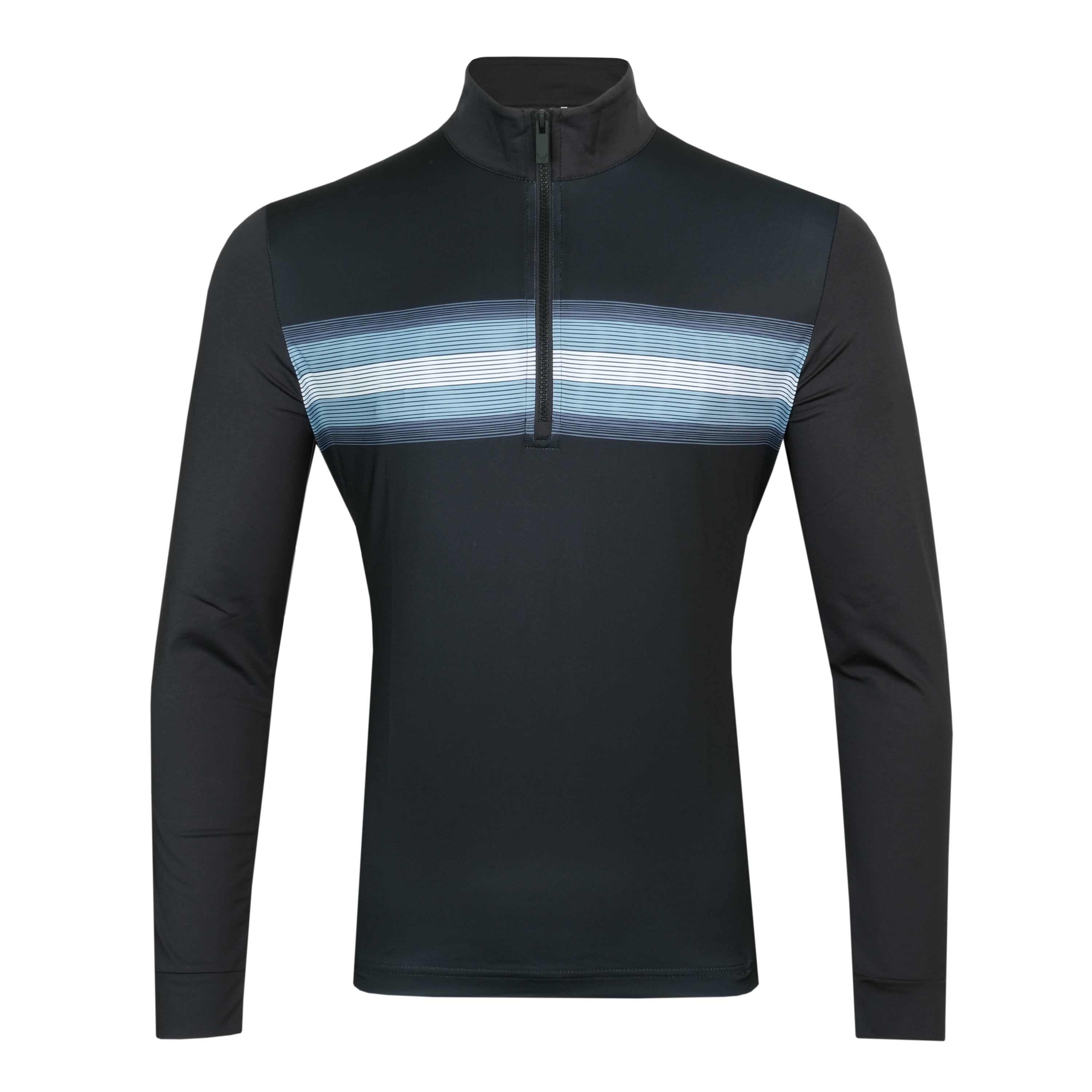 Callaway Energy Stripe Zip-neck Sweater