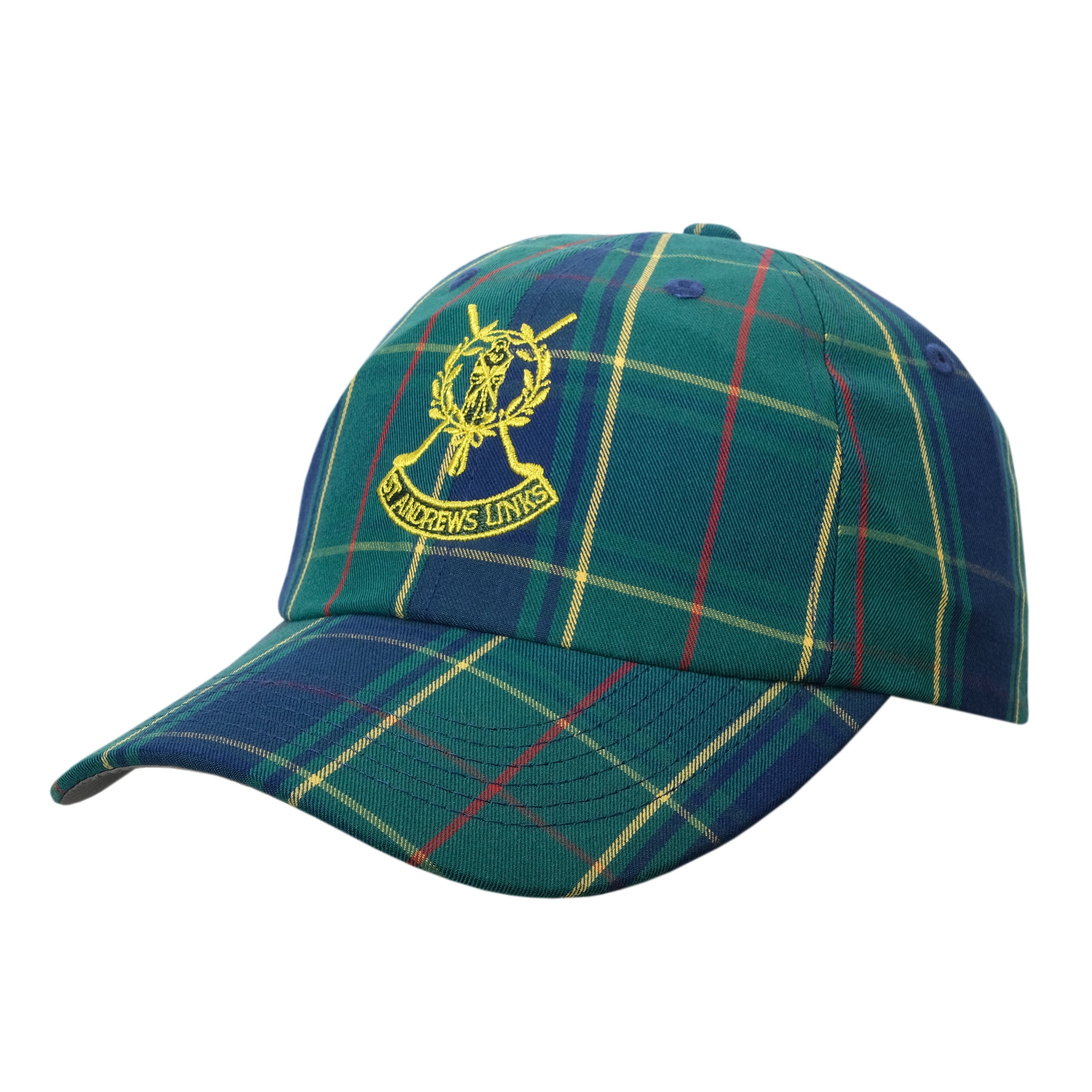 St Andrews Links Tartan Baseball Cap 