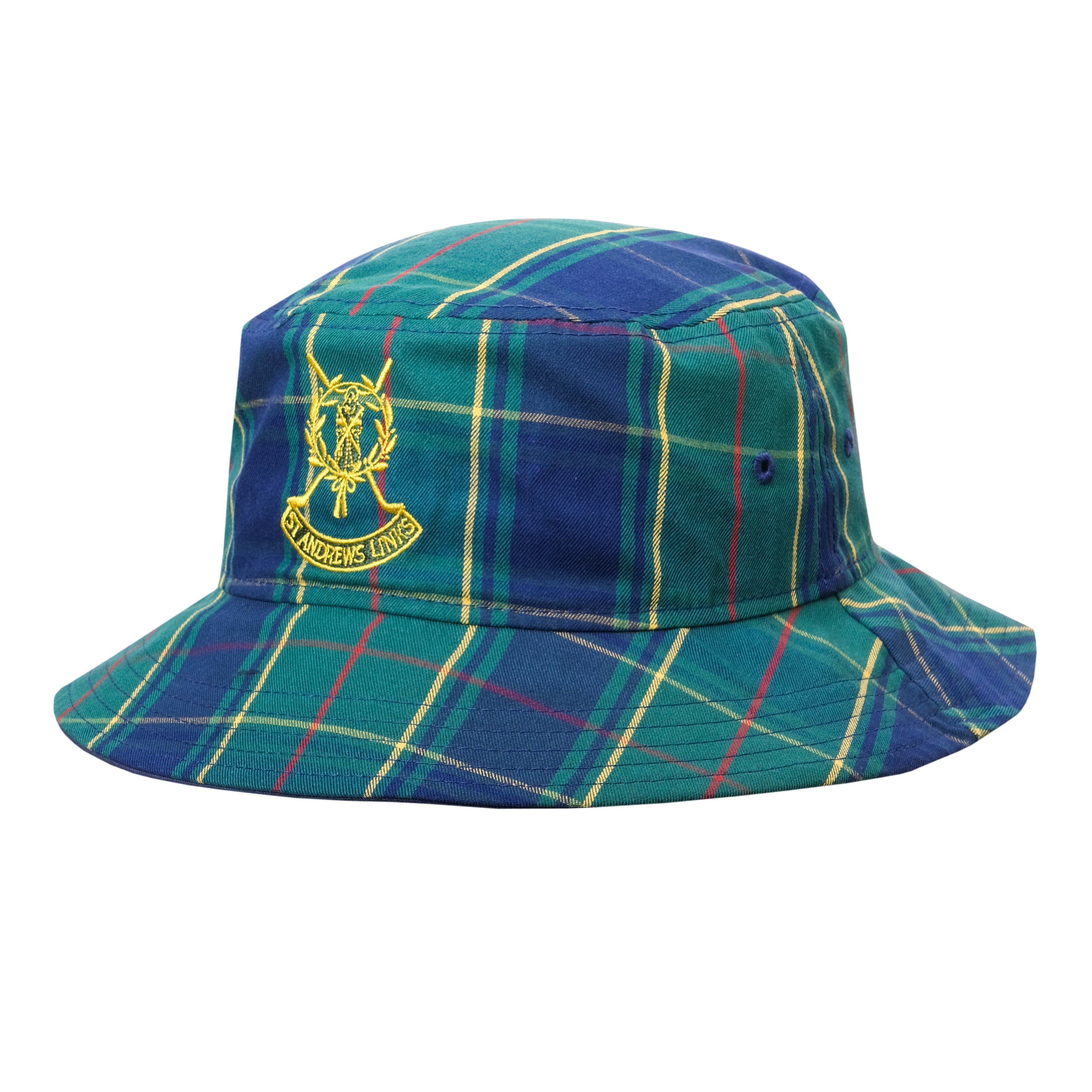 St Andrews Links Tartan Bucket Hat 