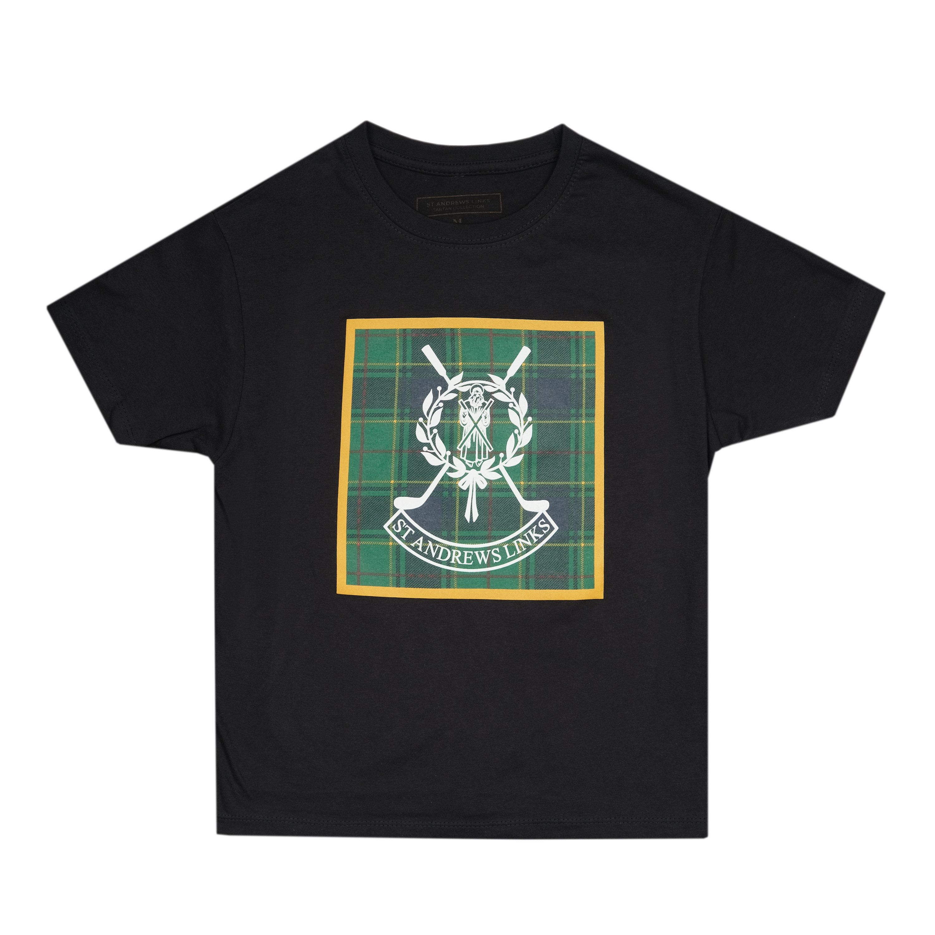St Andrews Links Tartan Kids T-shirt