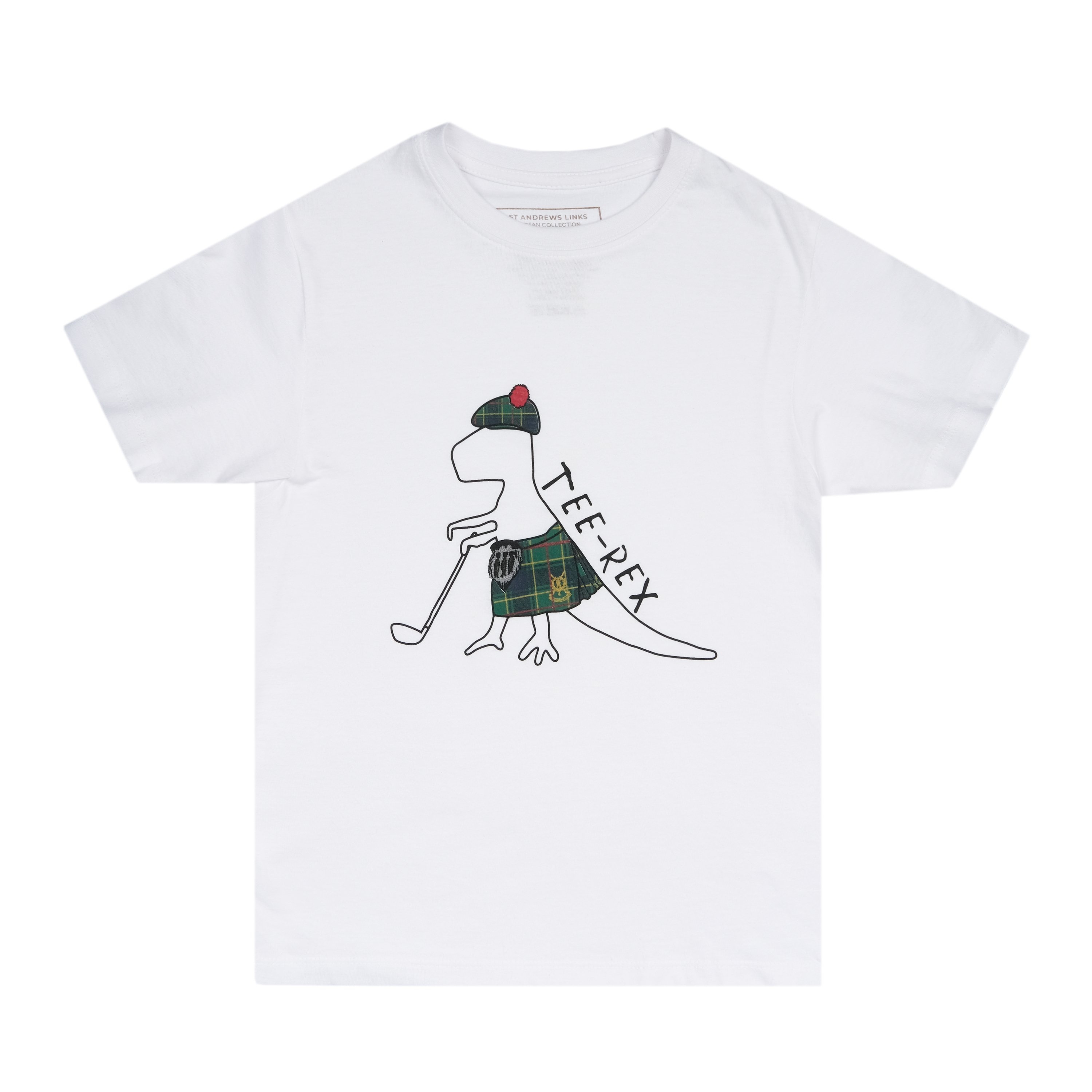 St Andrews Links Tartan Tee-rex T-shirt