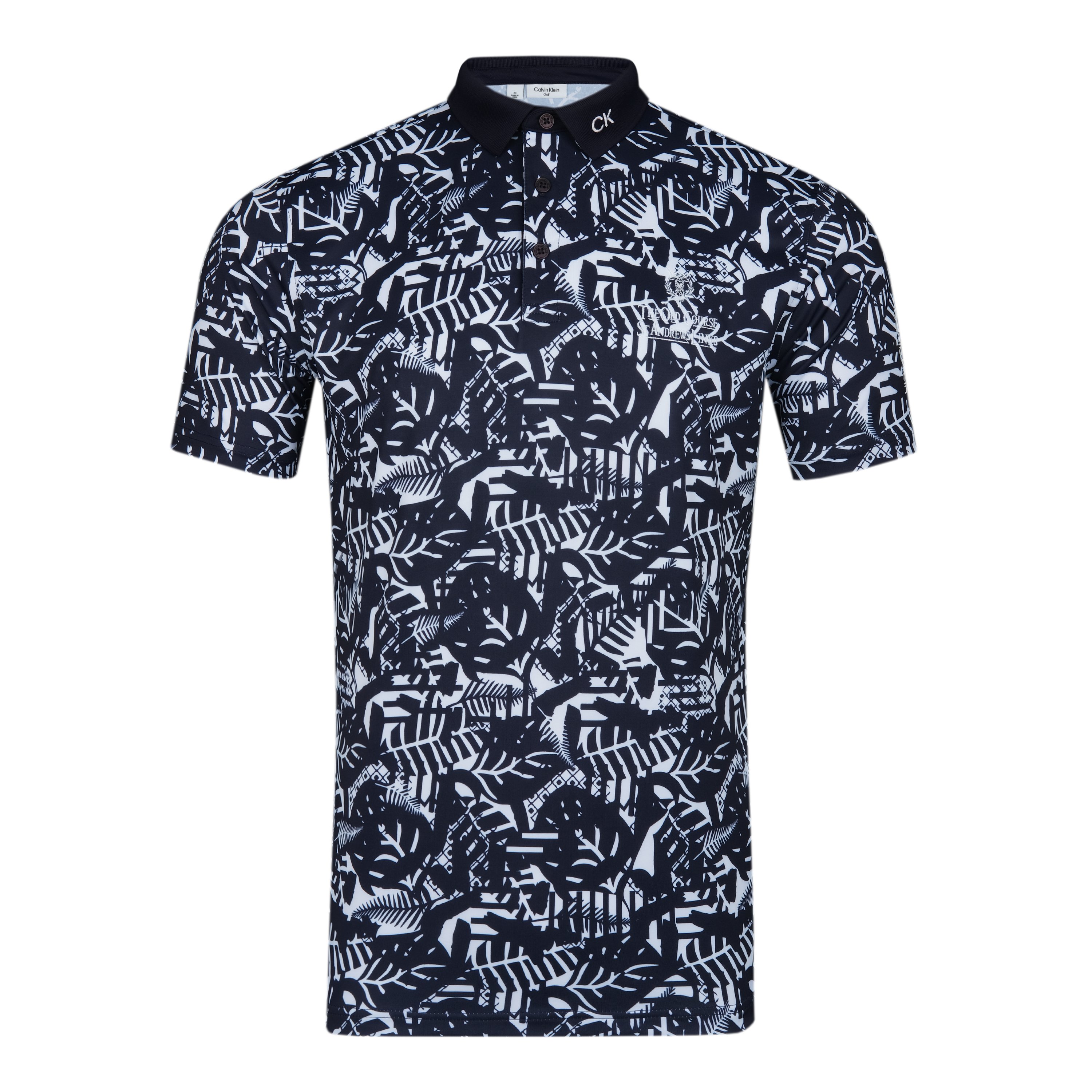 Calvin Klein Abstract Print Polo